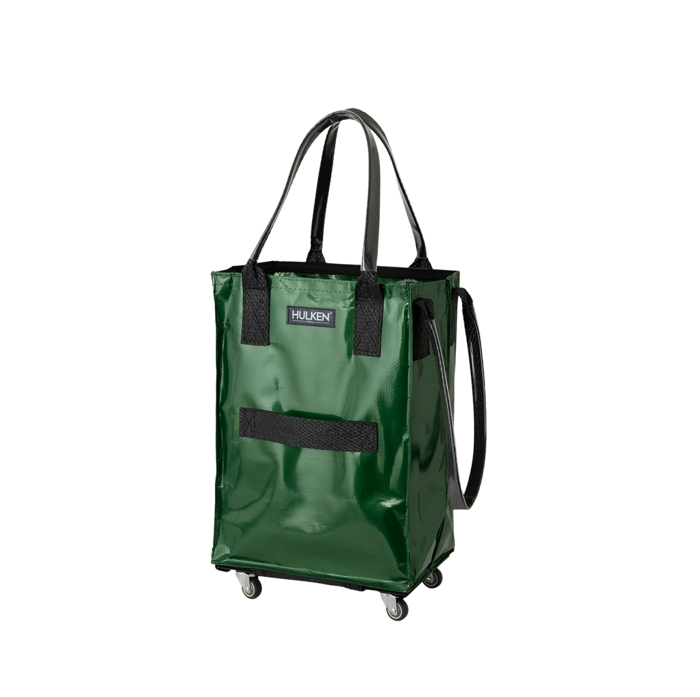 HULKEN Forest Green rolling tote